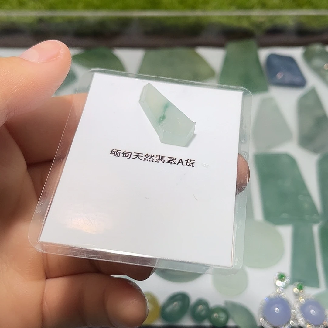 翡翠未镶嵌颈饰4667