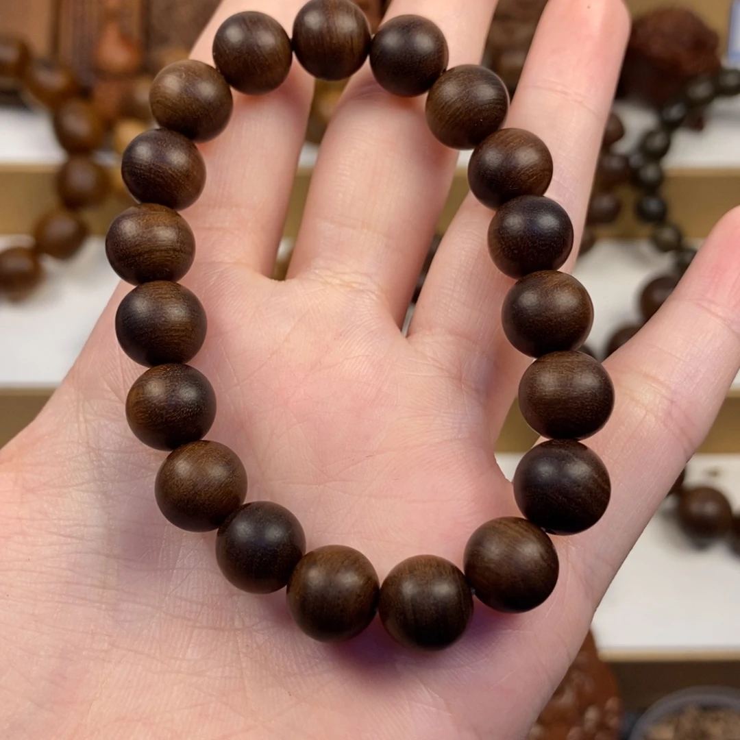 水****手串/手链檀香木老山檀香1.0横纹奶香微瑕福利