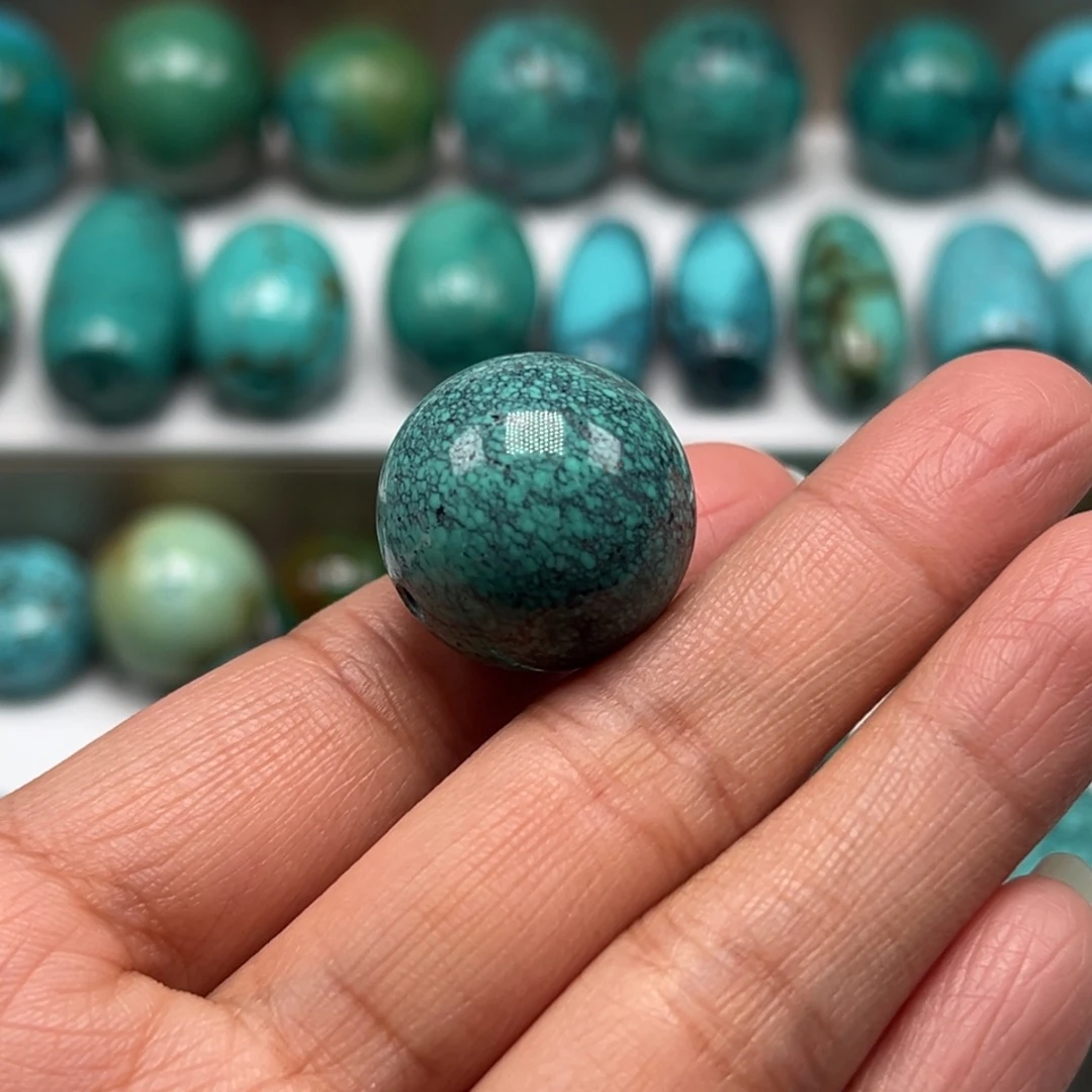 朴***平绿松石未镶嵌珠宝奇石