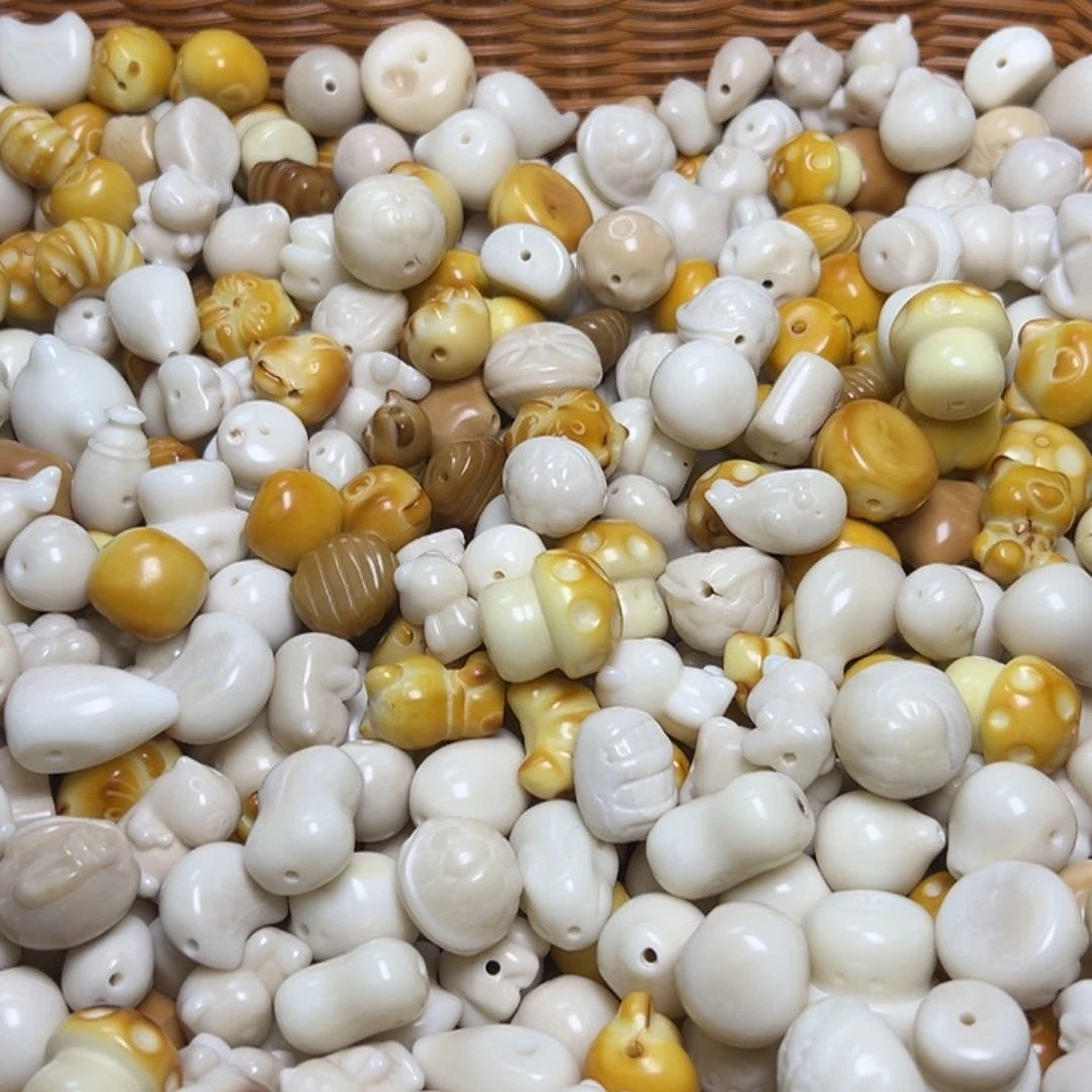 白玉菩提吊坠瑕疵牙果2颗 全场任选