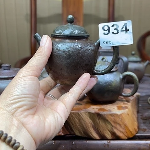 成****海戬谷龙窑坭兴陶柴烧茶壶934