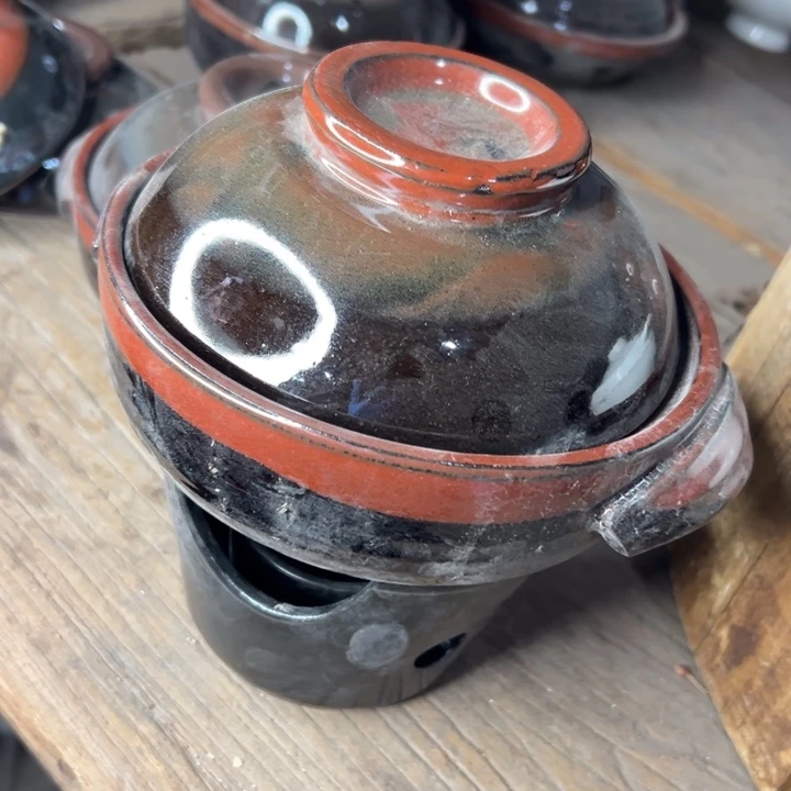 库存尾货五厂煤烧小元宝锅一套口径17