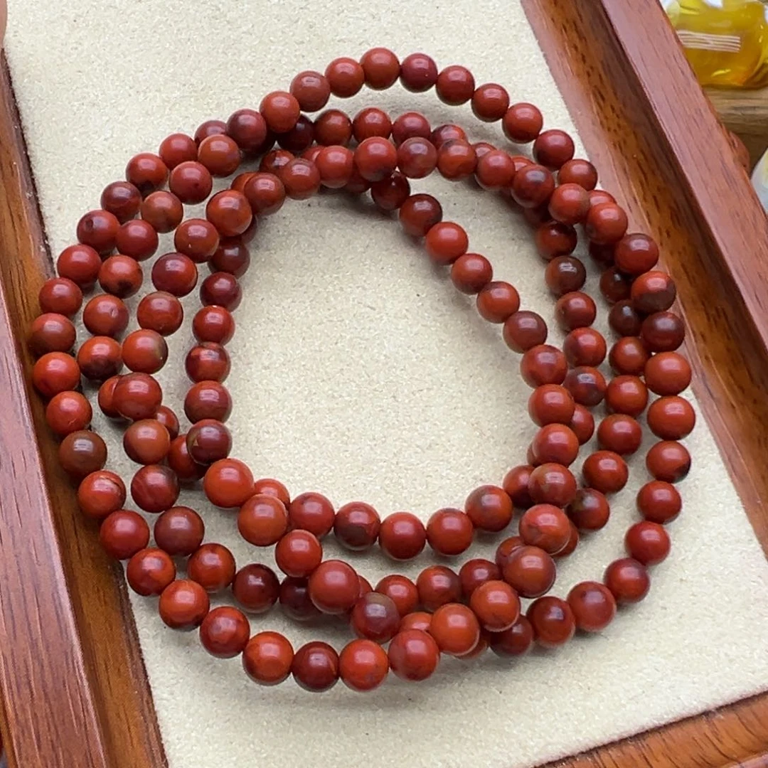 南红玛瑙手链未镶嵌