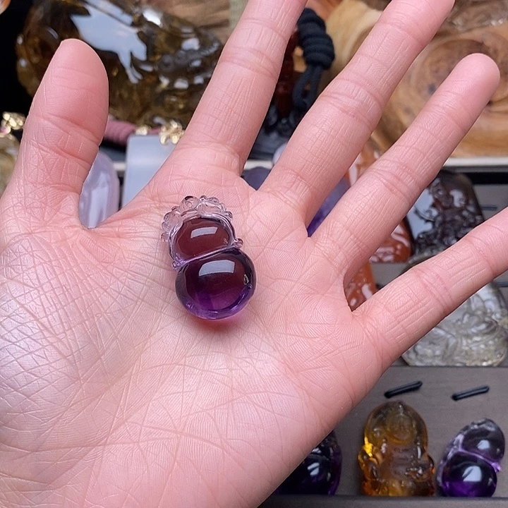 水晶吊坠未镶嵌奶*糖吊坠