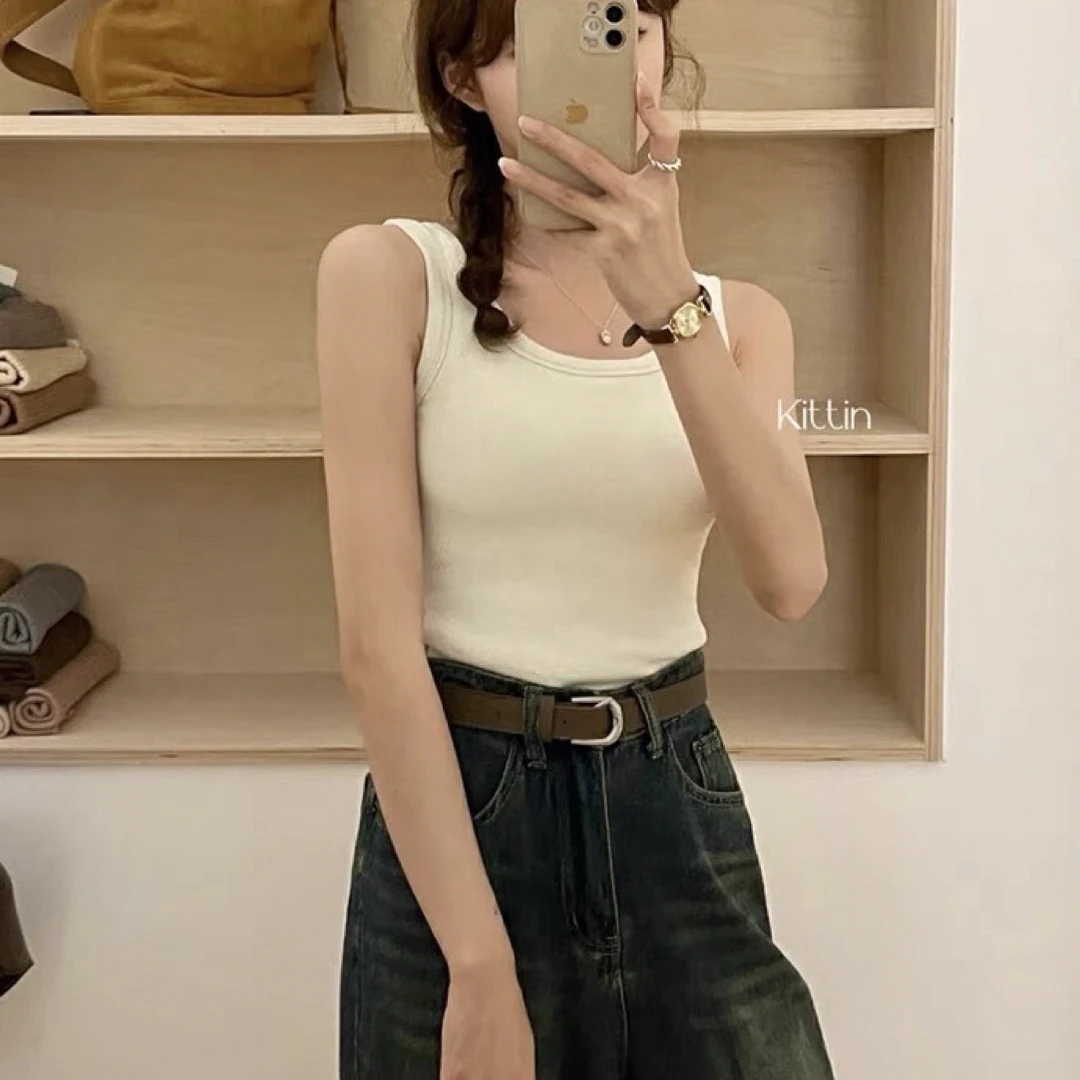 2526磨毛百搭修身显瘦女款无袖内搭吊带背心