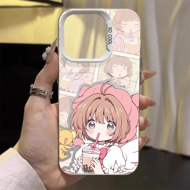 彩银壳百变小樱适用苹果16华为oppo小米15vivo荣耀oppo红米iphone