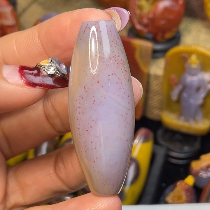 玛瑙/玉髓未镶嵌珠宝奇石紫瓷红沙