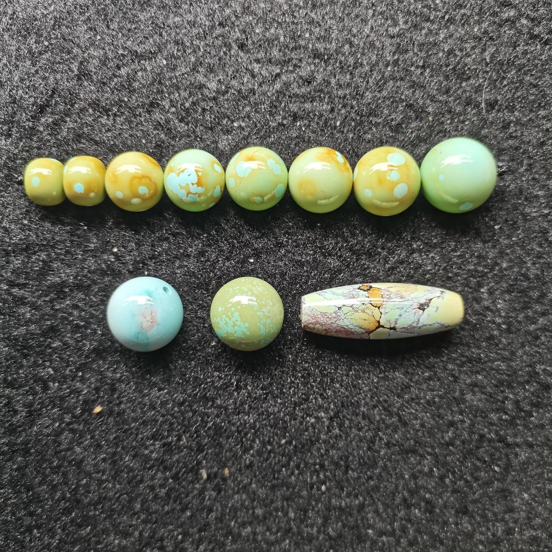 原矿绿松石出证书