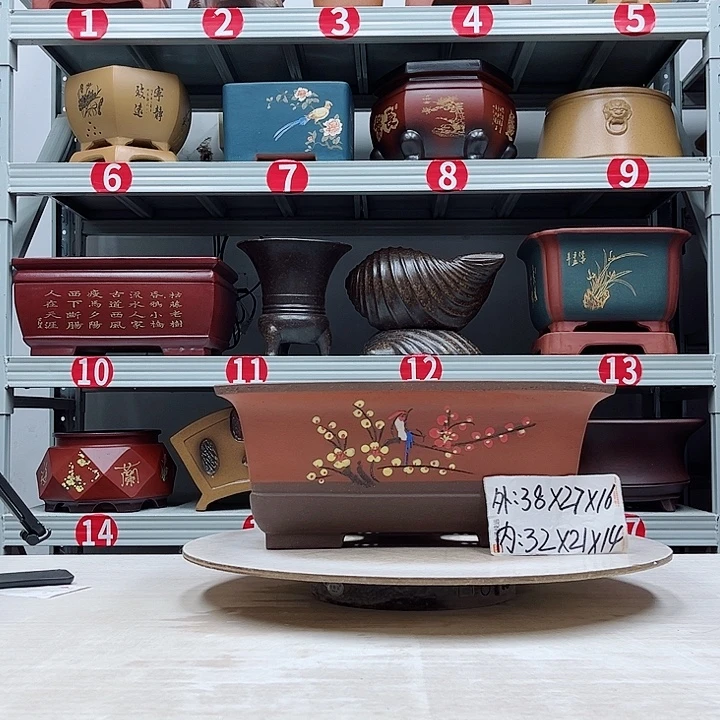 紫砂花盆紫砂花盆