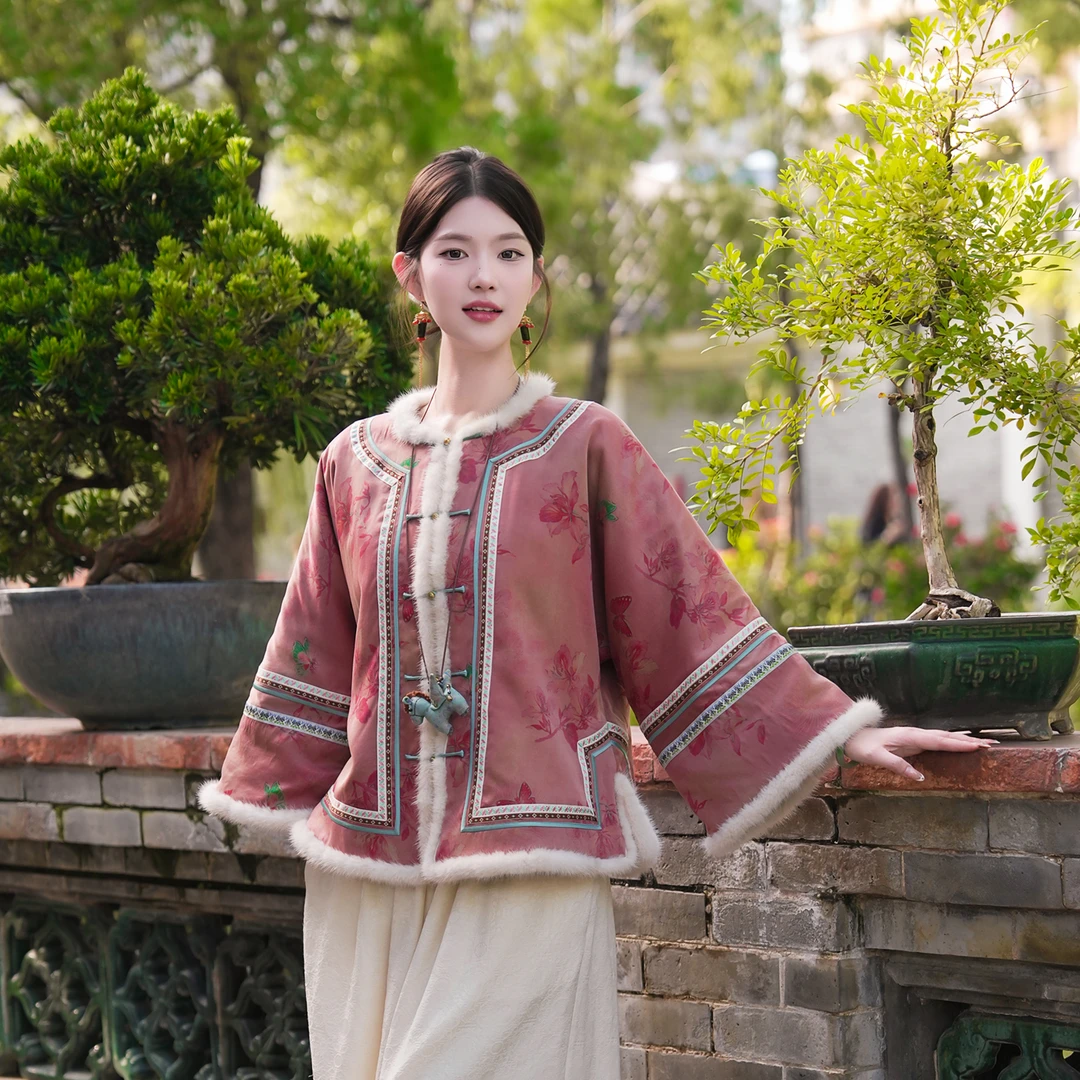 一枕槐安·【花财】新中式复古国风减龄日常秋冬百搭重工太太服