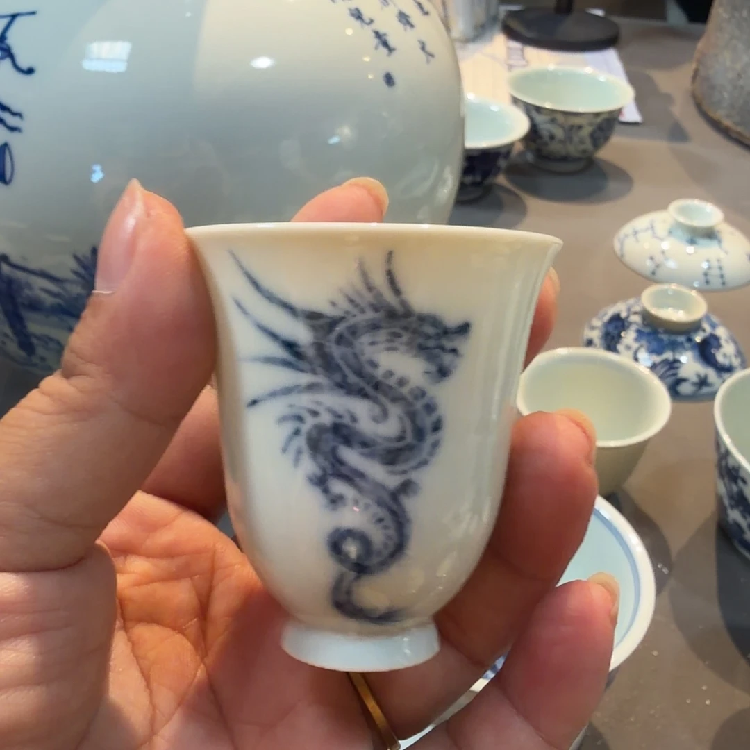 杯景德镇陶瓷手工手绘