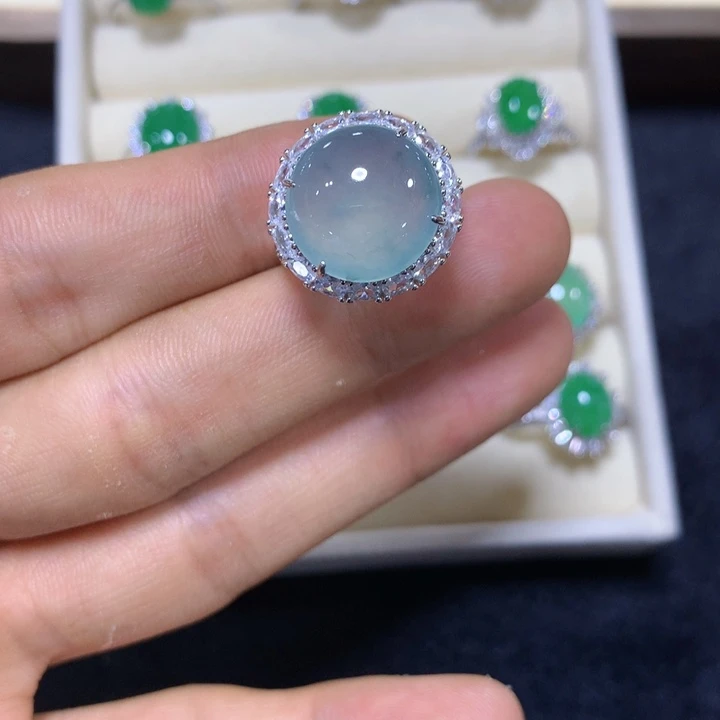 翡翠未镶嵌戒指翡翠戒指