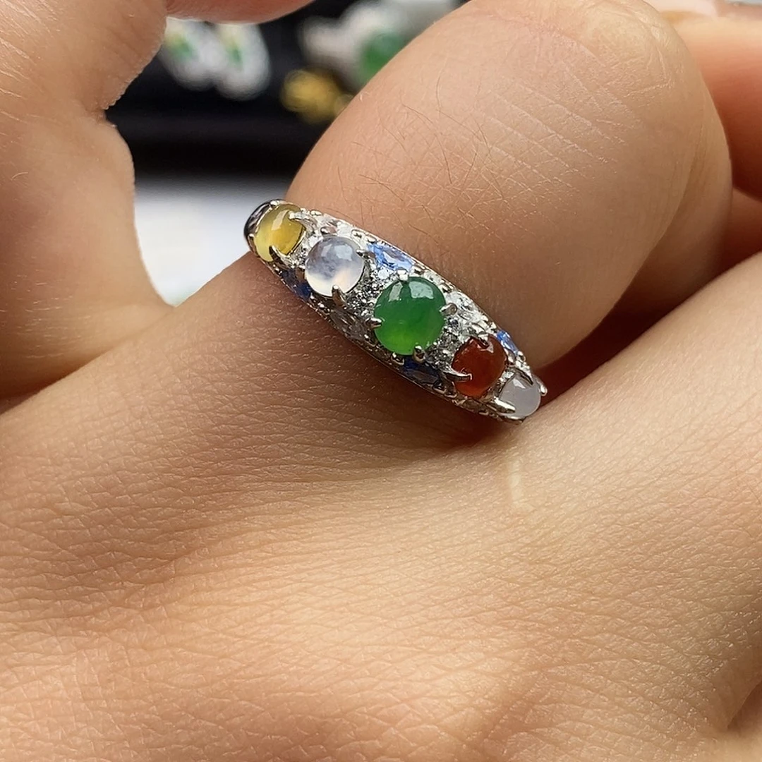 翡翠未镶嵌戒指翡翠