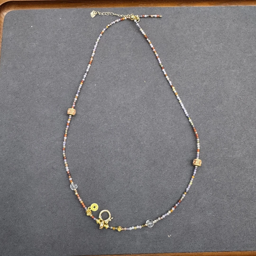 铁合金合成锆石手链 1452-锆石万能链2mm