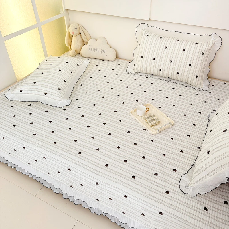 定做纯棉床盖单件全棉榻榻米大炕床单夹棉加厚防滑炕套罩四季通用