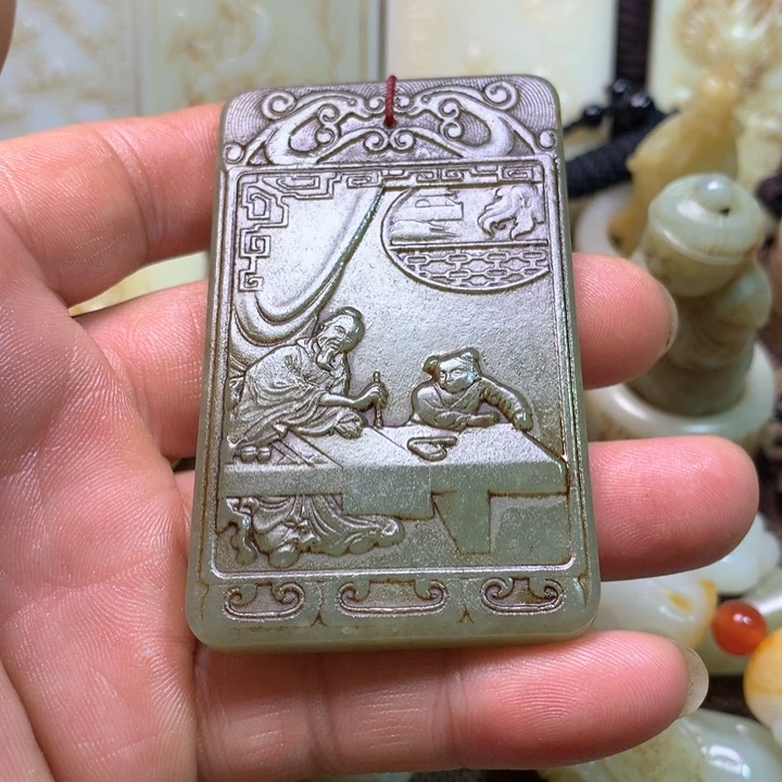 和田玉挂件未镶嵌阿**j