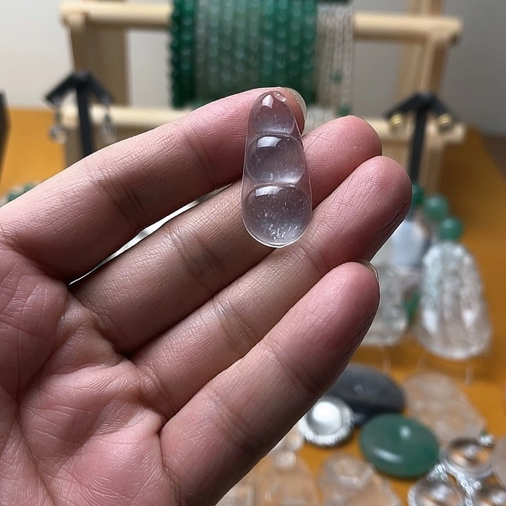 石英质玉豆子未镶嵌