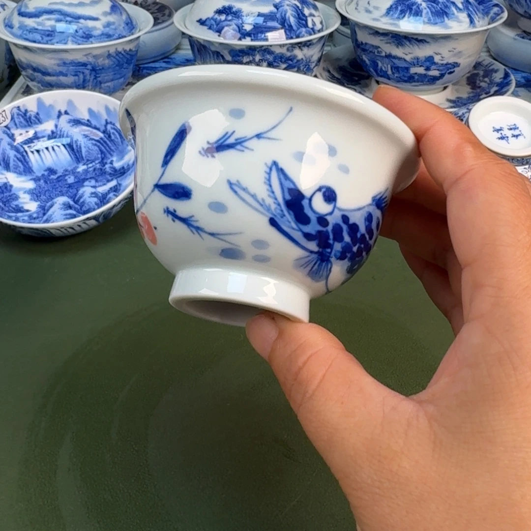 景德镇纯手绘茶具圆圆224