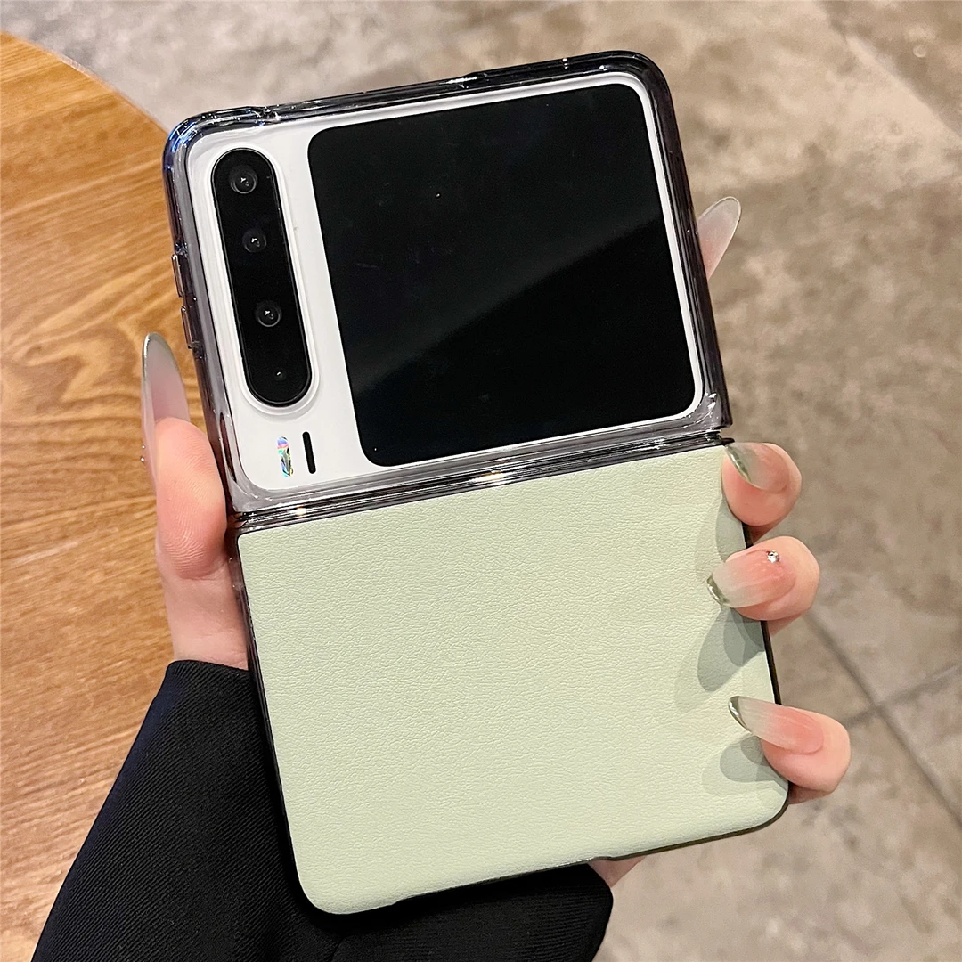 适用华为puraX阔折叠屏手机壳高级感纯色素皮商务小众puraX典藏版