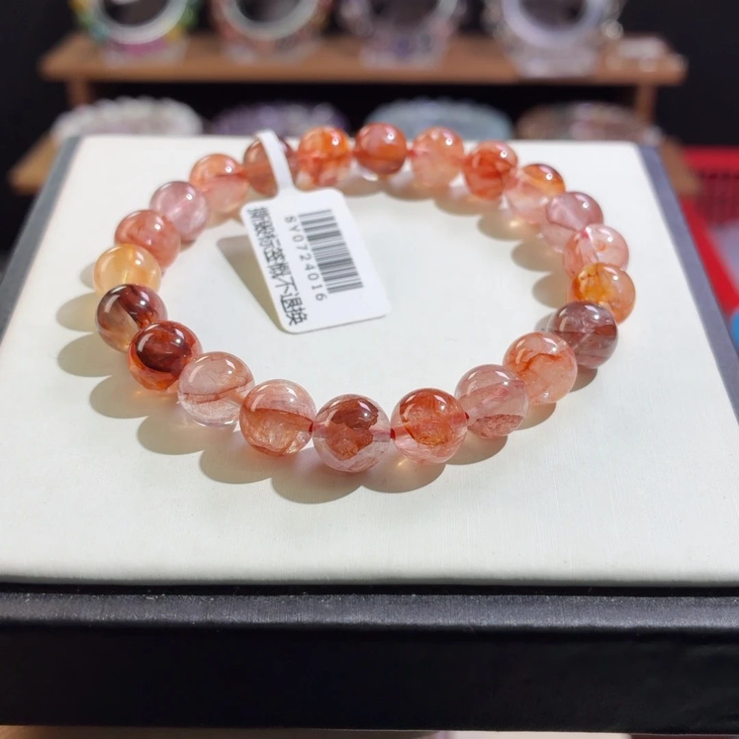 手串未镶嵌水晶8+胶花