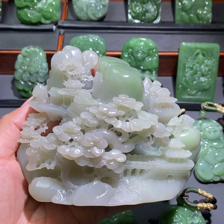 和田玉挂件未镶嵌