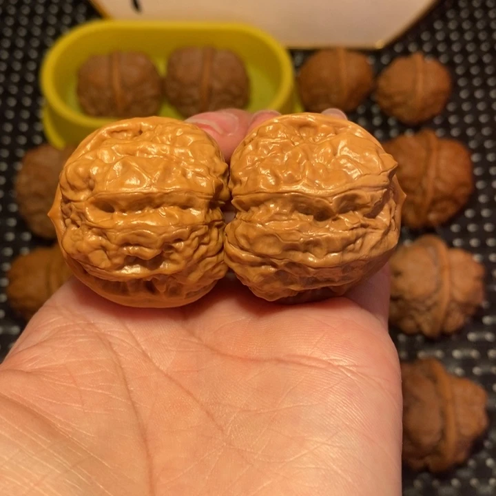 把件文玩核桃开背肌肉蛙