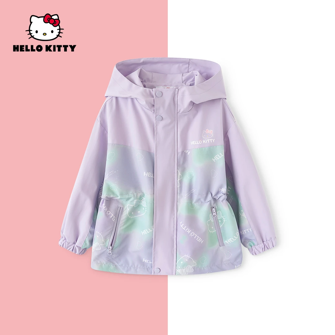 HelloKitty秋季新款女童装时尚卡通外套中大童上衣AC5328MK449 KT