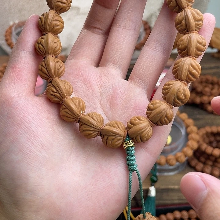 文玩核桃手串15小金豆