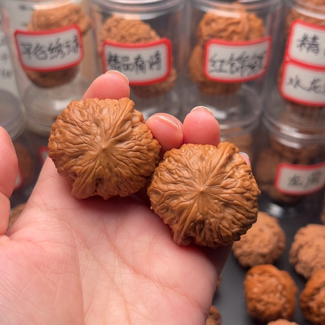 把件文玩核桃39全品圆球铁锤