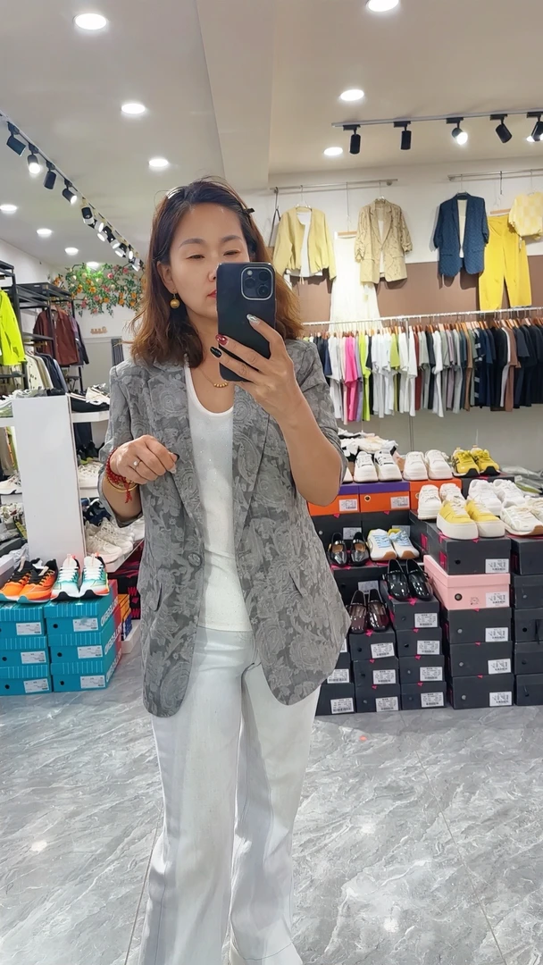 【华尚】春夏款印花时尚外套