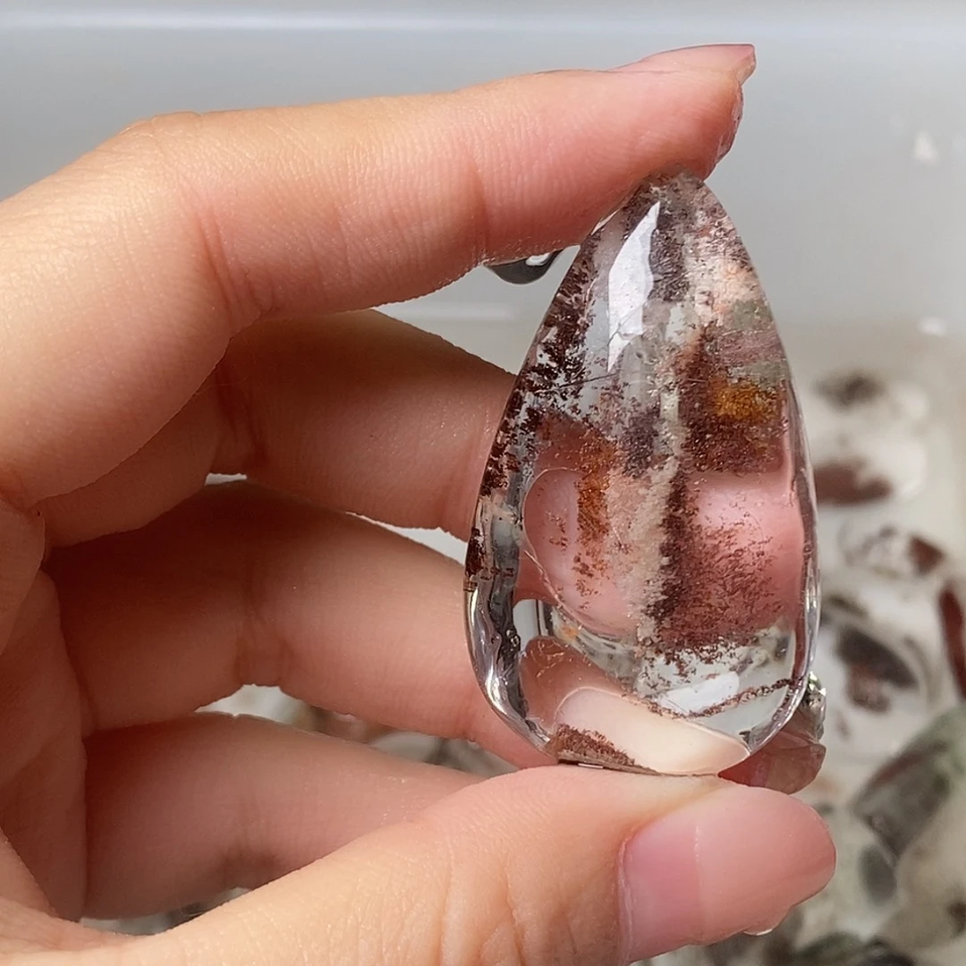 水晶颈饰银S925镶嵌