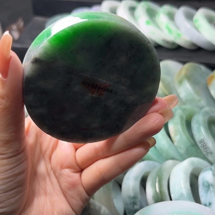 *****定制翡翠未镶嵌翡翠手镯