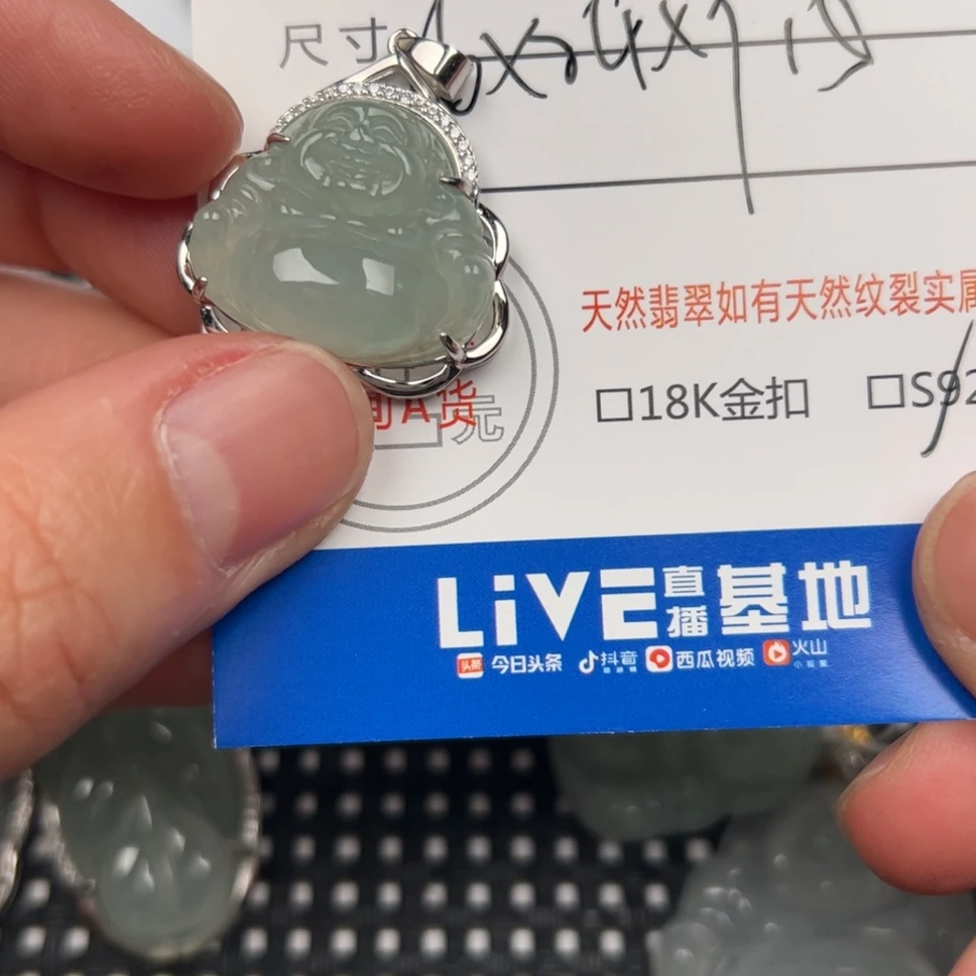 翡翠银S925镶嵌颈饰