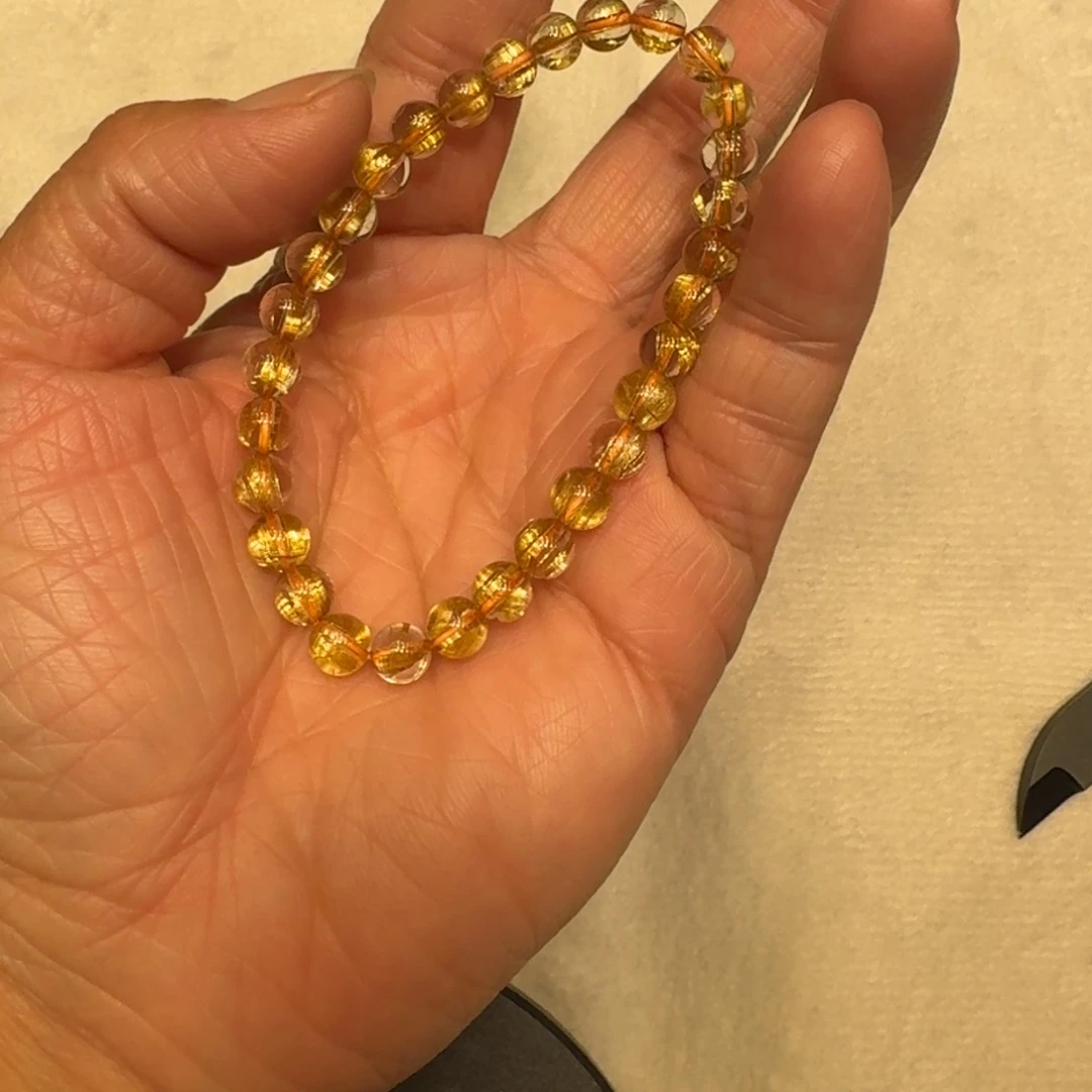 水晶手链未镶嵌小*啊手串