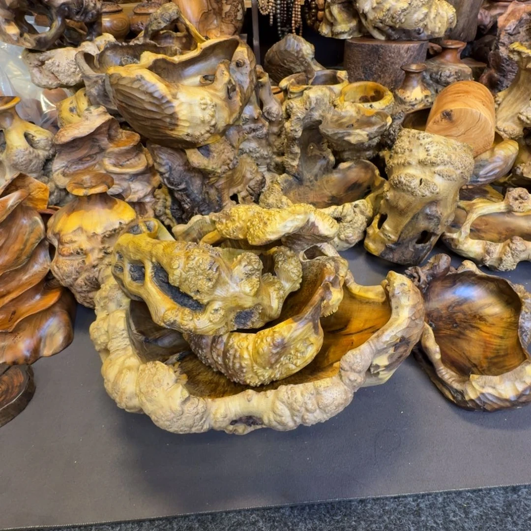 六***景花梨木类贵黄鬼柳紫檀麻梨等硬木手作