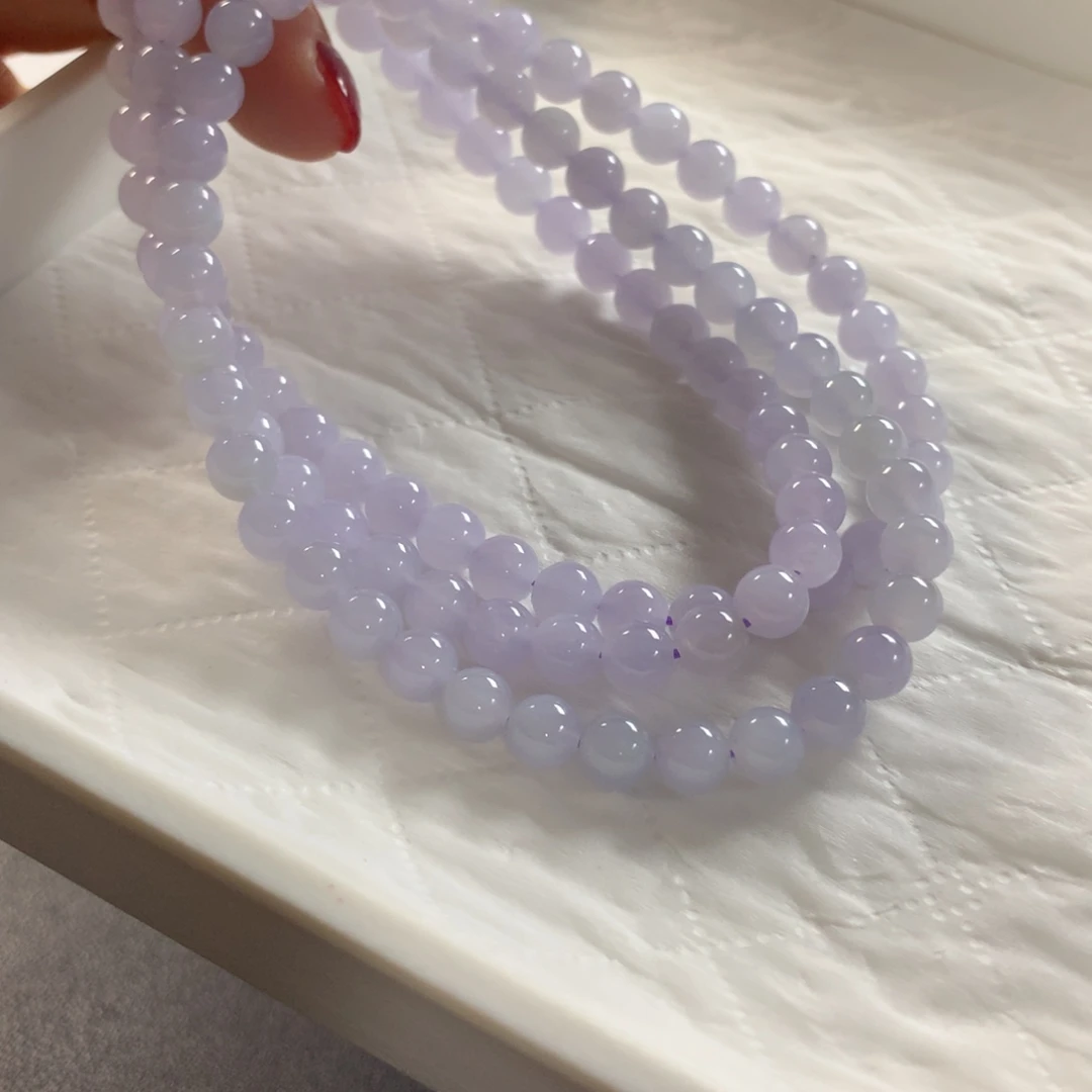 翡翠未镶嵌颈饰项链