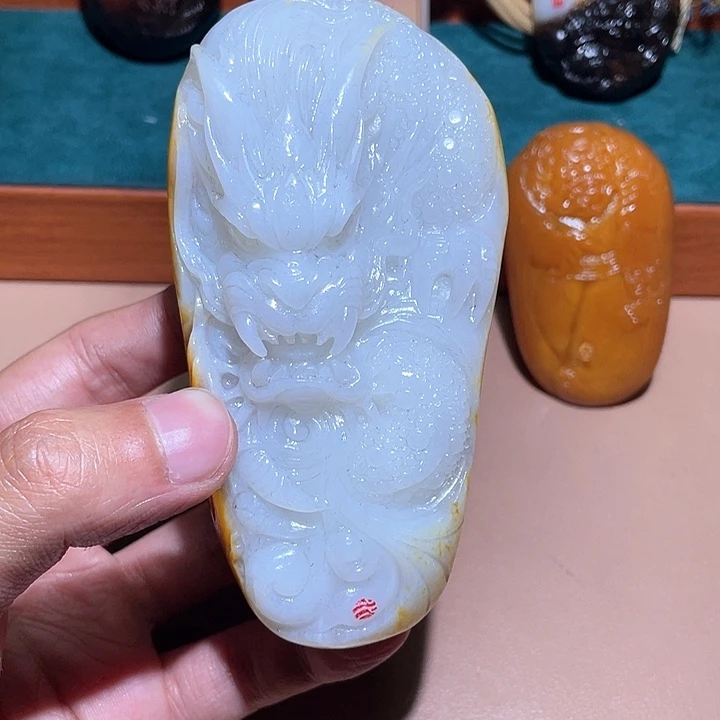 和田玉未镶嵌颈饰J