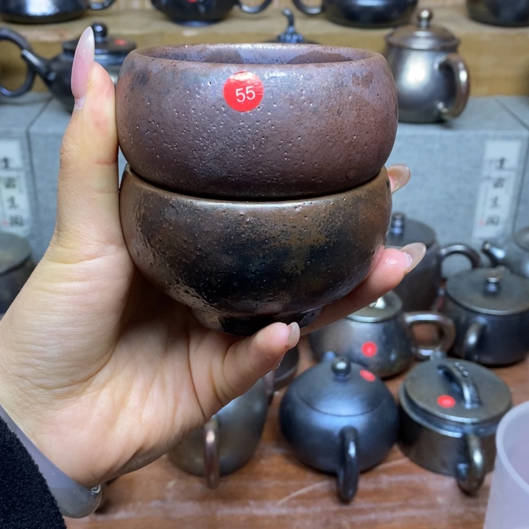 悟***1云南建水紫陶柴烧杯