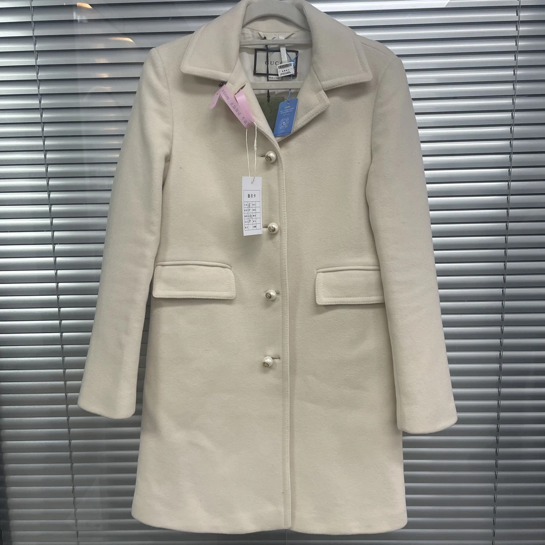 99新 GUCCI/古驰 羊毛大衣/38码/B02680