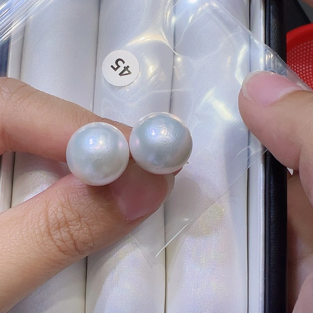 耳饰淡水珍珠银S925镶嵌