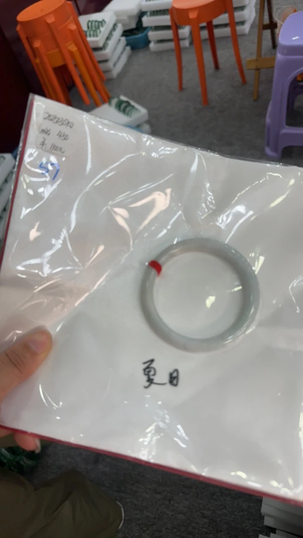 圆条A货女士玉镯正品珠宝