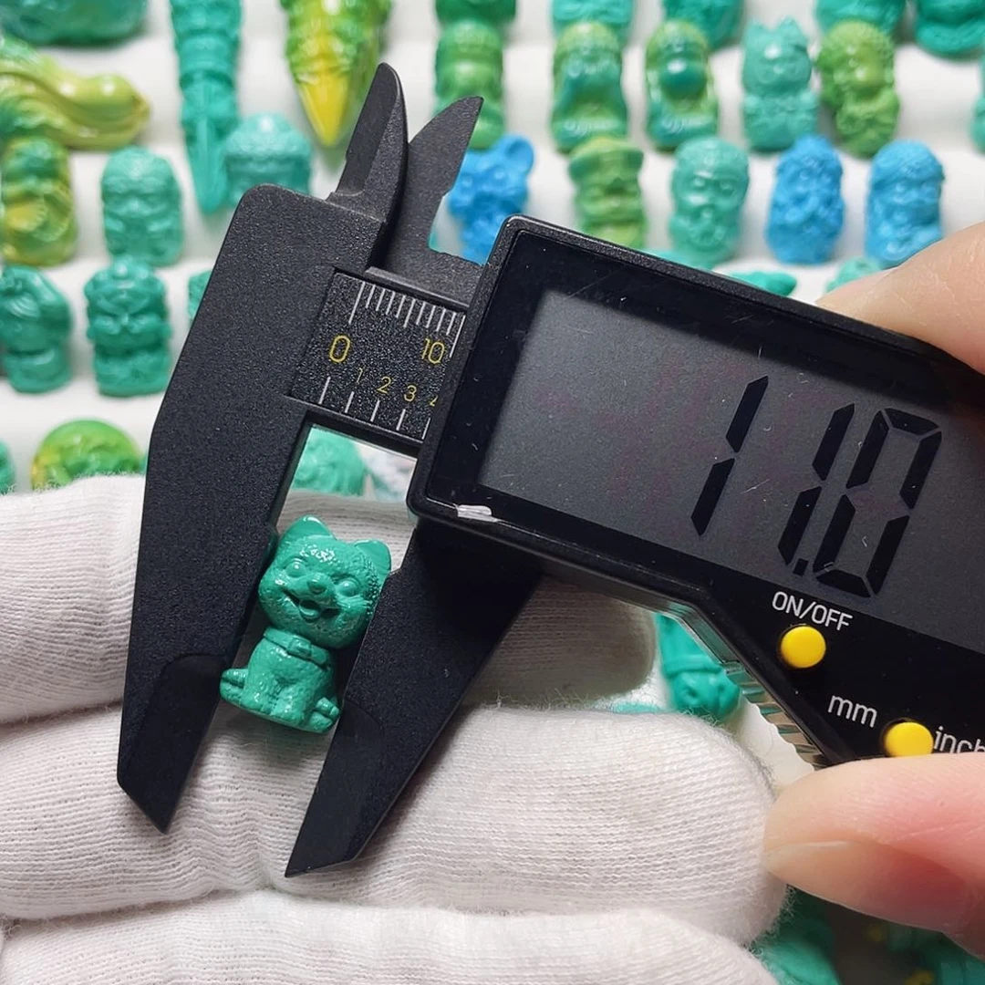 手工雕刻配珠柴犬卡11