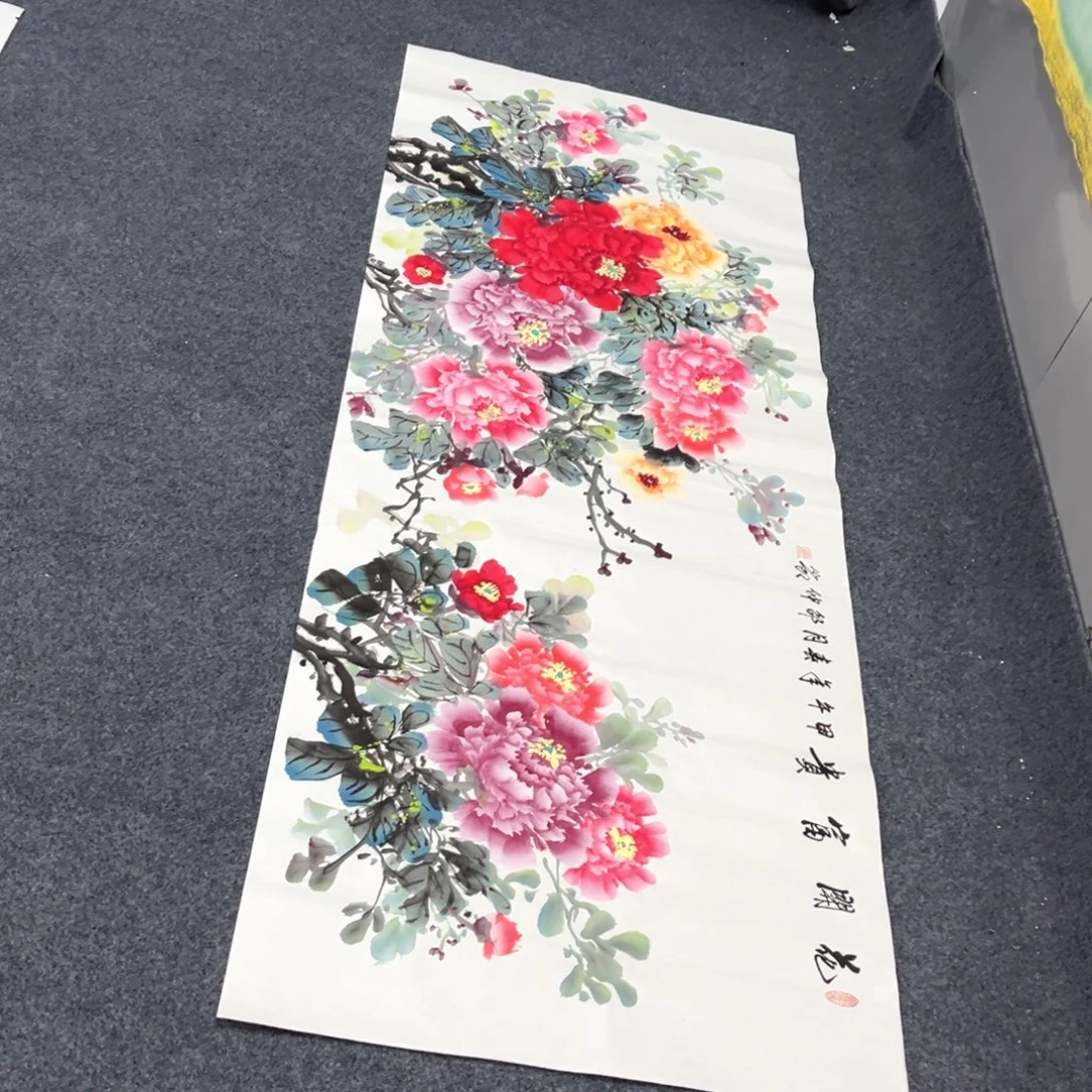 国画国画作品老师手绘