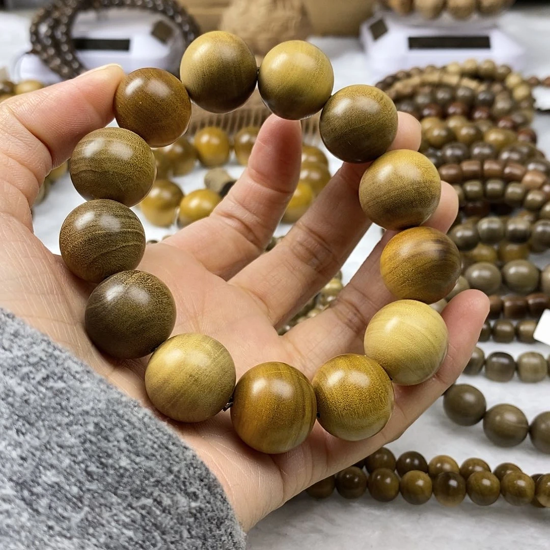 檀香木手串/手链奶香浓郁微瑕1.8