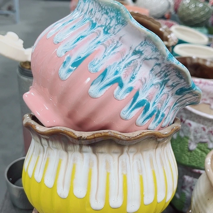 多肉陶瓷花盆满10元包邮