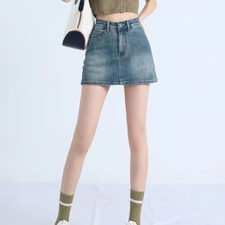 1-100短裤半身裙牛仔短裙夏季