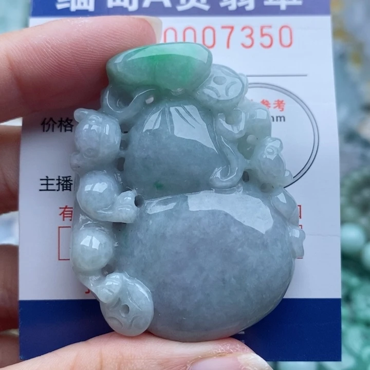 阿****翡翠未镶嵌颈饰一
