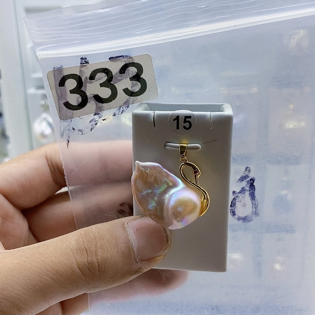 颈饰合金淡水珍珠