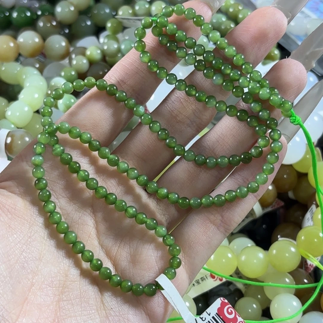 和田玉未镶嵌手链169