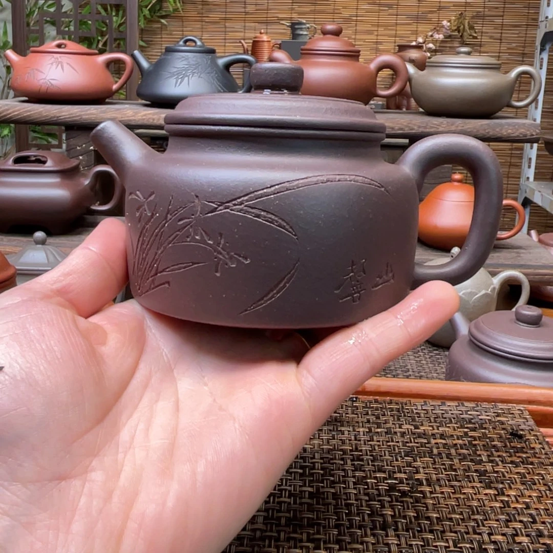 茶壶紫砂宜兴原矿紫砂手工制240